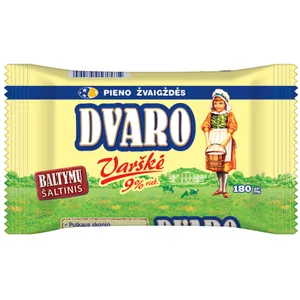 Varškė DVARO, 9% rieb., 180 g 