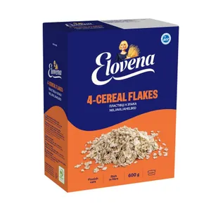 Keturių grūdų dribsniai ELOVENA, 600 g