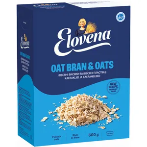 Avižiniai dribsn. aviž. sėlen. ELOVENA, 600 g