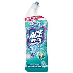 Gelinis tualeto valiklis ACE GLITTER TALCO, 750 ml.