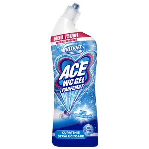 Gelinis tualeto valiklis ACE GLITTER MARIN, 750 ml