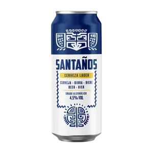 Alus SANTANOS Lager beer, 4,5%, 0,5 l, skardinė