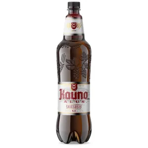 Alus KAUNO, Šviesusis 5,0% 1l, PET