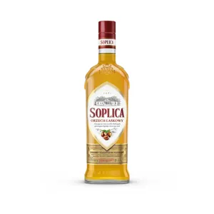 Likeris SOPLICA, lazdyno riešutų skonio, 28%, 0,5 L