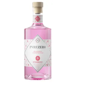 Nealkoholinis džinas,GinZero Strawberry, 0,7 l