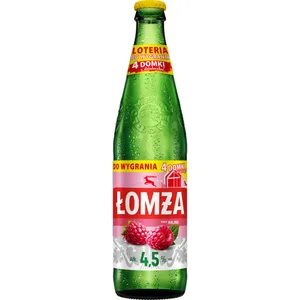 Alaus kokteilis LOMŽA, aviečių skonio, 4,5%, 0,5l, butelis
