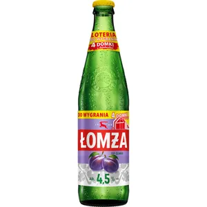 Alus kokteilis LOMŽA, slyvų skonio, 4,5%, 0,5l, butelis