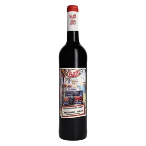 Vynas BUS 9, raudonas, sausas, 13%, 0,75 l