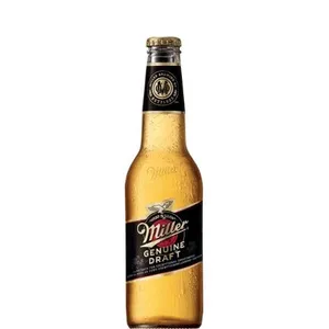 Alus MILLER Genuine Draft, 4,7%, 0,33l, butelis