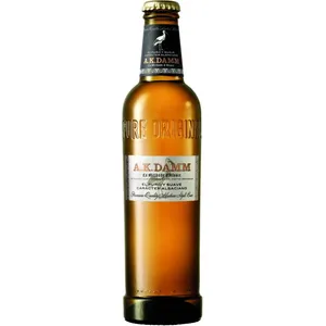 Alus A.K. DAMM, šviesus, 4,8%, 0,33 l, butelis