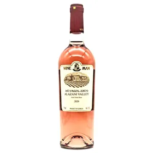 Vynas, WINE MAN, Alazani Valley, pusiau saldus, rožinis, 11%, 0,75l