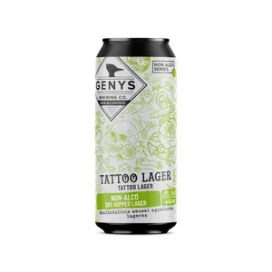 Alus GENYS ORGANIC TATTOO LAGER, 4,0%, 0,44 l
