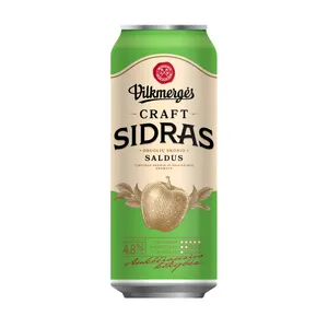 Sidras saldus VILKMERGĖS 4,8%, 0,5 l  skarda