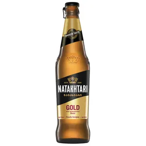 Alus NATAKHTARI, Gold, šviesus, 5%, 0,5 l,