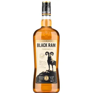 Viskis BLACK RAM, 40%, 0,5 l