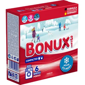 Skalbimo milteliai BONUX, Polar.Ice.Fresh, 0,39Kg /6sk.