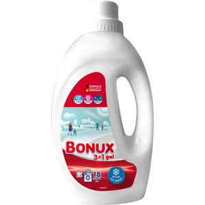 Skystas skalbimo gelis BONUX, Polar Ice Fresh, 0,9l/18sk.