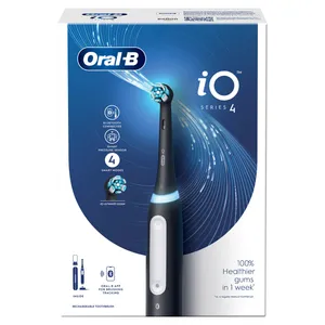 Elektrinis dantų šepetėlis ORAL-B iO4, Matt Black, 1 vnt.