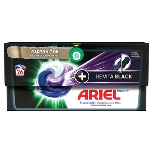 Skalbimo kapsulės ARIEL Black, 26 skalb.