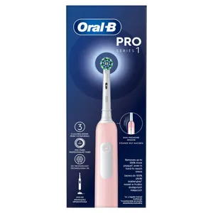 Elektrinis dantų šepetėlis ORAL-B Pro 1, Pink, 1 vnt.