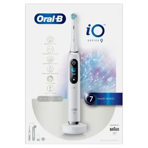Elektrinis dantų šepetėlis ORAL-B iO9, White, 1 vnt.