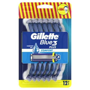 Vienkartiniai skustuvai GILLETTE BLUE 3 Comfort, 12 vnt