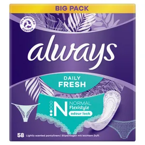 Higieniniai įklotai ALWAYS Normal, Odour lock, Flexistyle, 58 vnt.