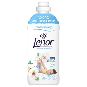 Minkštiklis LENOR Sensitive Cotton Fresh, 59 skalb., 1239ml