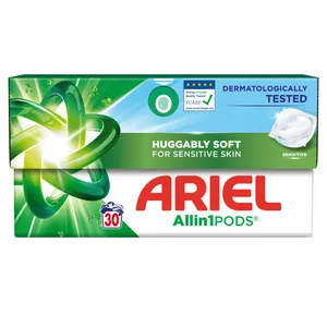 Skalbimo kapsulės ARIEL Sensitive, 30 skalb.