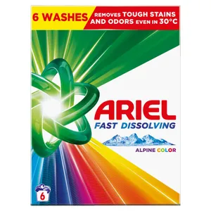 Skalbimo milteliai ARIEL COLOR, 6 sk., 330 g