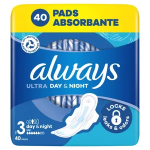 Higieniniai paketai ALWAYS Ultra Super Extra, Mega Pack, S3, 40 vnt.