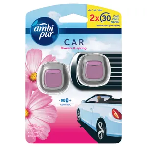 Oro gaiviklis automobiliams AMBI PUR Flowers & Spring, 2X2ml