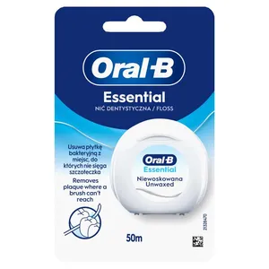 Dantų siūlas ORAL-B Essential, Unwaxed, 50 m