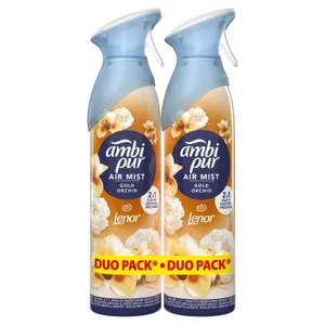 Purškiamas oro gaiviklis AMBI PUR Gold Orchid, 2x185ml