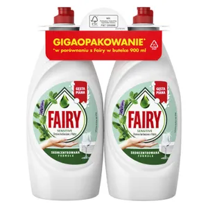 Indų ploviklis FAIRY Tea Tree&Mint , 2X900 ml