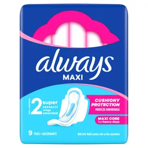 Higieniniai paketai ALWAYS Maxi, Super, S2, 9 vnt.