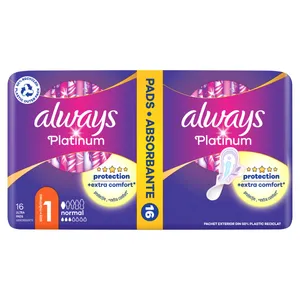Higieniniai paketai ALWAYS Platinum Normal, S1, 16vnt.