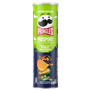 Užkandis PRINGLES Mexican Style Cheesy Jalapeno, 165g