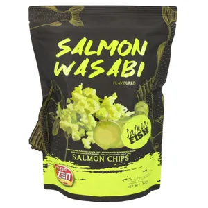 Lašišos skonio traškučiai ZEN ZEN, vasabio skonio 70 g
