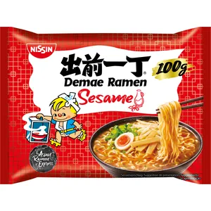 Greitai paruošiami makaronai NISSIN, Demae Ramen Sesame, 100 g