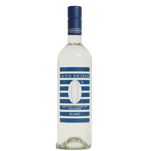 Nealkoholinis vynas LA VIE EN ZERO, baltas, 0%, 0,75 l