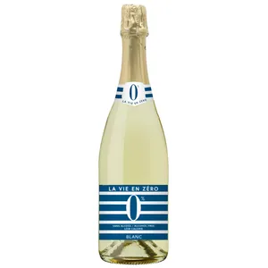 Nealkoholinis putojantis vynas LA VIE EN ZERO, baltas, 0%, 0,75 l
