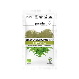 Ekologiškas kanapių proteinas PURELLA, 45 g, LT-EKO-001