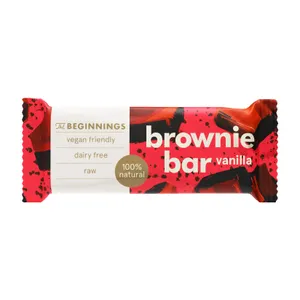 Veganiškas batonėlis THE BEGINNINGS šokoladinio pyrago skonio, su vanile, 40 g
