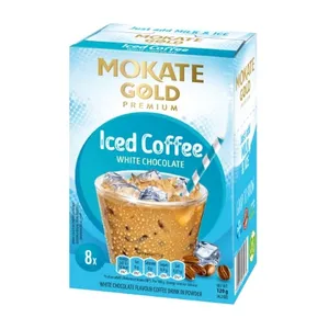 Kavos gėrimas MOKATE Iced  Coffee White Chocolate, 8 x 15g