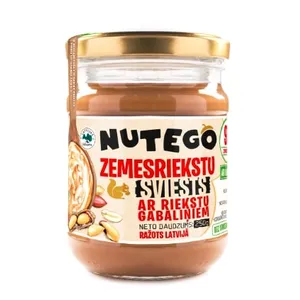 Žemės riešutų kremas NUTEGO, traškus, 250 g