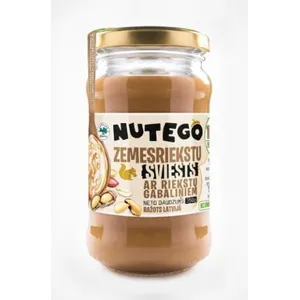 Žemės riešutų kremas NUTEGO, 100%, 350g
