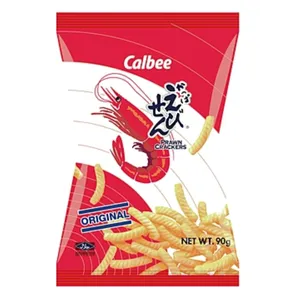 Krevečių traškučiai, CALBEE, 90 g