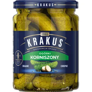 Marinuoti agurkai KRAKUS, 500g
