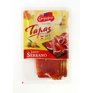 Vytintas kumpis CAMPOFRIO, Jamon serrano, pjaustytas, I r., 80g